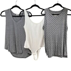 Rag & Bone Madewell Current/Elliott Tank Top Bundle Lot Womens Large Capsule